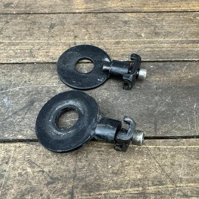 VIntage BMX Bicycle Chain Tensioners 14 mm Axle Dropout Adjusters 14mm Frame - Image 1 of 4