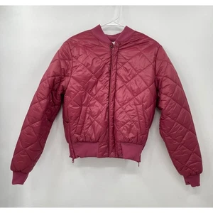 Offline by Aerie XS Stepp Bomber Jacke Puffer Mantel Sherpa gefüttert - Bild 1 von 16