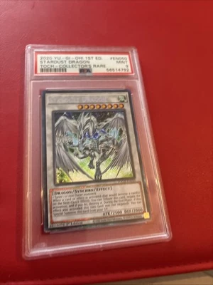 Yugioh Toch Stardust Dragon Collector Rare Psa9 1st Edition - Image 1 of 2