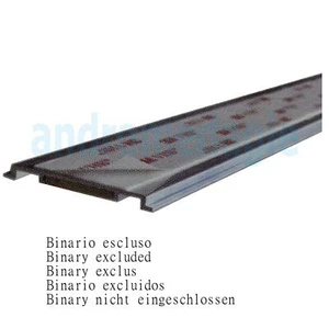 GL1 BIADHESIVO KIT PARA FIJAR EN EL CARRIL DE LA PUERTA DE CRISTAL Scrigno Topp - Imagen 1 de 1
