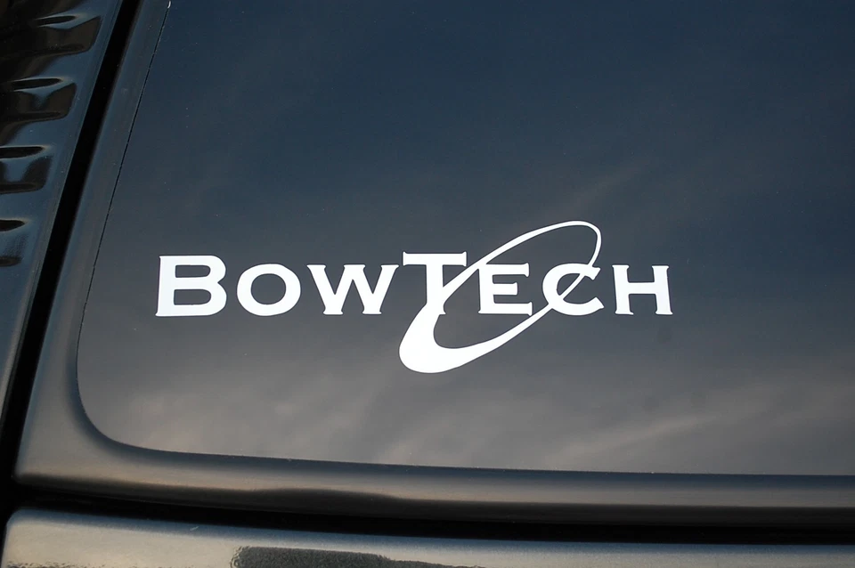 Hunting Sticker Vinyl Cut Out Decal Bowtech Archery Bow Hunting Truck V223 - Image 1 of 1