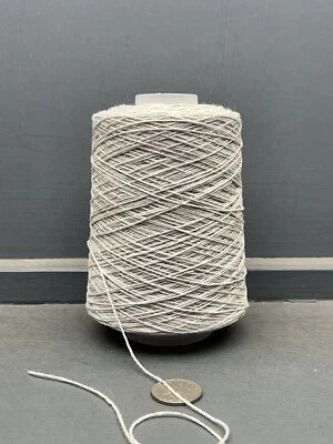 YTYF 200G 5/28NM 100% CASHMERE PALE CREAMY GREY BY TODD & DUNCAN NUAGE 3 PLY