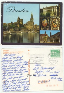 02971 - Dresden - Ansichtskarte, gelaufen 10.6.1988 - Bild 1 von 1