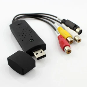 Neu VHS Sich DVD Konverter Adapter USB 2.0 3 Rca Video TV Erfassen Handy - Bild 1 von 5