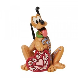 Disney Traditions Jim Shore - Pluto Heart Mini Figur 9 cm Neu/OVP - Bild 1 von 5