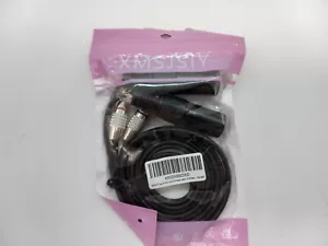 Dual 2-XLR Male to Dual 2-RCA Male Cable Patch Splitter Shielded Audio Stereo HD - Picture 1 of 1