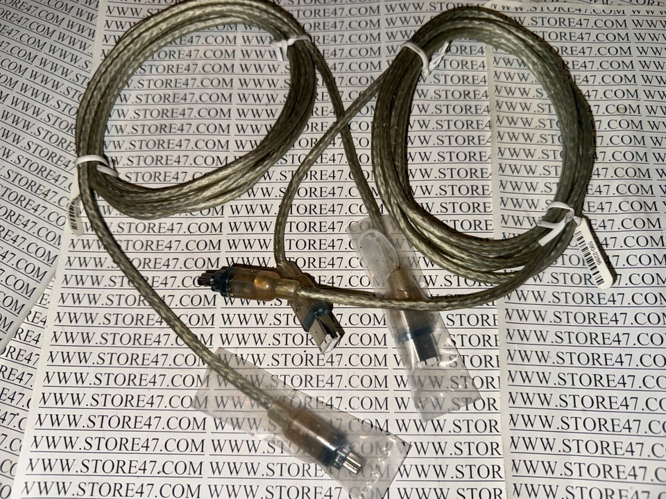 2pcs Genuine Apple 590-2286 1394 6 Pin to 4 Pin FireWire Cable 6ft Male-to-Male - Image 1 of 1