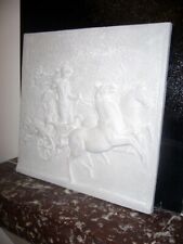 GRAND bas relief  NEUF en staff( plâtre armé) 84X80cm 