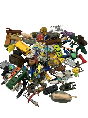 Huge Lot Of Miscellaneous Vintage And Modern Toys Action Figures, Cars, Disney - Image 1 of 4