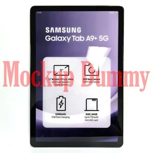 Tablette officielle Samsung MOCKUP DUMY non fonctionnelle - Galaxy Tab A9+ 5G 11" - Photo 1 sur 2