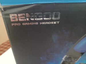 Stereo Gaming Headset W/Mic BENGOO G9000 BLUE/BLACK NEW IN BOX