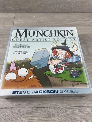 Munchkin Guest Artist Edition Card Game Steve Jackson BRAND NEW - Image 1 of 4
