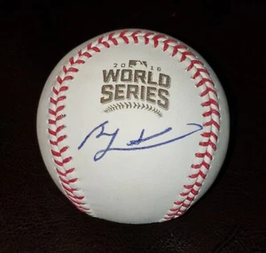 BEN ZOBRIST ""CHICAGO CUBS"" SERIE MUNDIAL MVP 2016 FIRMADO SERIE MUNDIAL *CERTIFICADO DE AUTENTICIDAD 2 - Imagen 1 de 1