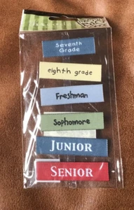 MAMBI 3D THREADS JUMBO WOVEN LABELS MIDDLE OR HIGH SCHOOL CRAFT PROJECTS - Picture 1 of 1