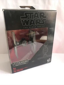 Star Wars The Black Series Titanium Series - First Order Tie Fighter 2015 / NEW - Picture 1 of 6