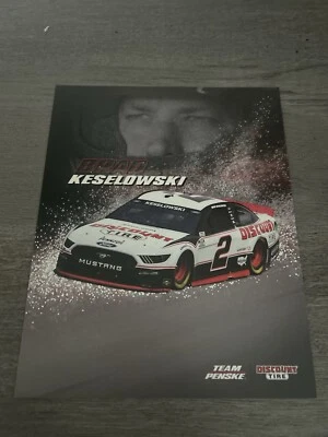 Открытка с героем шины Nascar Брэдом Кеселовски No2 2021 скидка - Изображение 1 из 2