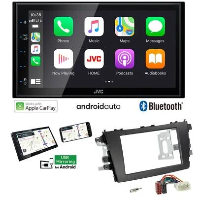 JVC Autoradio Apple CarPlay Android Auto für Suzuki Celerio ab 2014 schwarz - Bild 1 von 4