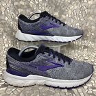 Brooks Adrenaline Gts 19 Black/Purple/Grey Running Walking Shoe 42 Women 10