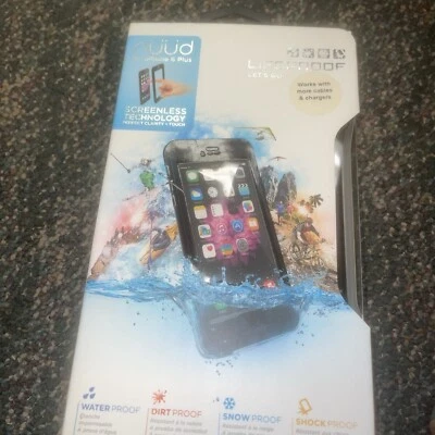 LifeProof NUUD Waterproof/Dustproof Case for iPhone 6s Plus/6 Plus - Black - Image 1 of 3