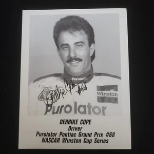 Derrike Cope #68 PUROLATOR PONTIAC NASCAR AUTOGRAPH AUTOGRAPHED SIGNED 8X10  - Picture 1 of 3