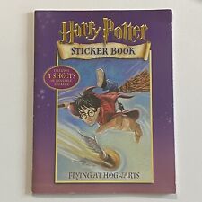 Vintage 2001 Harry Potter Sticker Book Flying at Hogwarts Paperback Unused