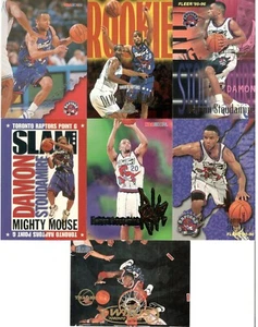 Lote de 23 tarjetas vintage de los Toronto Raptors con 6 Stoudamire, 2 Camby, Williams, tabaco - Imagen 1 de 3