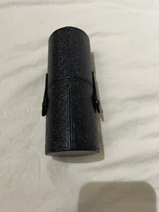 Leather Makeup Brush Cosmetic Holder Cup with Lid Storage Organizer Case - Picture 1 of 6