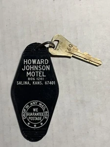 Llavero y llave de habitación de hotel Howard Johnson motel Salina Kansas #40 - Imagen 1 de 2