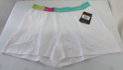 Calvin Klein Women's This Is Love Single White Sleepwear Organic Cotton BottomsS - Image 1 of 2