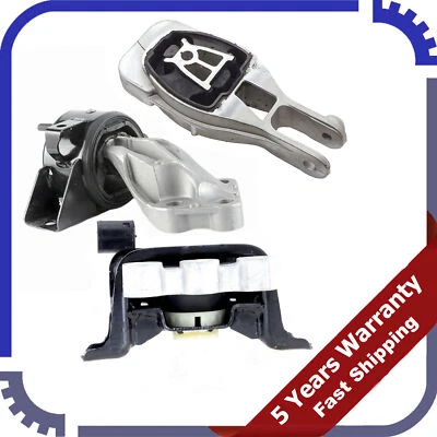 Para Chevrolet Sonic 1.6L 1.8L 14-17 conjunto 3 peças motor e montagem trans automática - Imagem 1 de 4