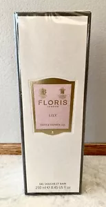 NEW, Factory Sealed FLORIS London Lily scent - Bath & Shower Gel 8.45 oz Dec. 24 - Picture 1 of 5