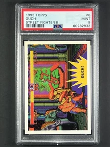 1993 Topps Street Fighter 2 PSA 9-Ouch - Picture 1 of 2