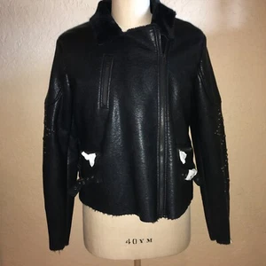 Buffalo by David Britton Damen Lederoptik Jacke XL (X Large) schwarz - Bild 1 von 6