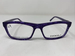 Koali France 7665K PP011 53-15-135 Purple Horn Full Rim Eyeglasses Frame N191 - Picture 1 of 8