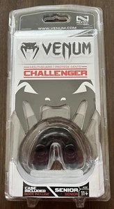 Venum Challenger Mouthguard with case - Next Fit Gel - Senior Age 11+ Black - Picture 1 of 4