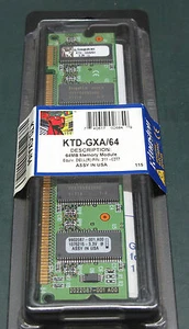 Kingston KTD-GXA64 (64 MB, SDRAM, DIMM 168-pin) - Picture 1 of 1