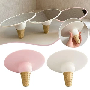 Specchio Trucco Gelato Carino Portatile Portatile Specchio Vanità - Foto 1 di 14