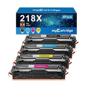 218X Kasety z tonerem 4-pak Wysoka wydajność Kompatybilny zamiennik do HP 218X 21... - Zdjęcie 1 z 8
