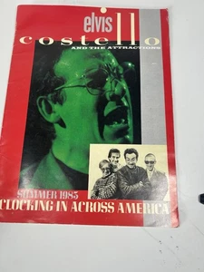Elvis Costello 1983 Clocking In Across America Tour Programme - Picture 1 of 8