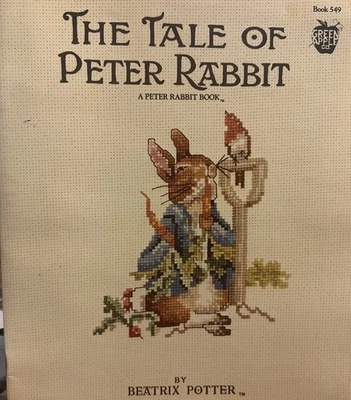 Green Apple #549 Cross stitch book Beatrix Potter The Tale Of Peter Rabbit - Image 1 of 4