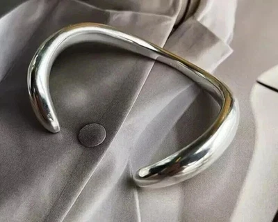 EDLES Armband 925 SILBER massiv Armkette OFFENER ARMREIF Armzange Zirkonia Ring - Bild 1 von 4