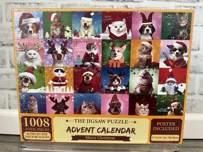 The Jigsaw Puzzle Calendario de Adviento Feliz Navidad 1008 Total Puzzle Navidad Foto 1 de 3