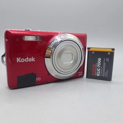 Kodak Digital Camera EasyShare M522 14.0MP Red Tested *Read* - Image 1 of 4