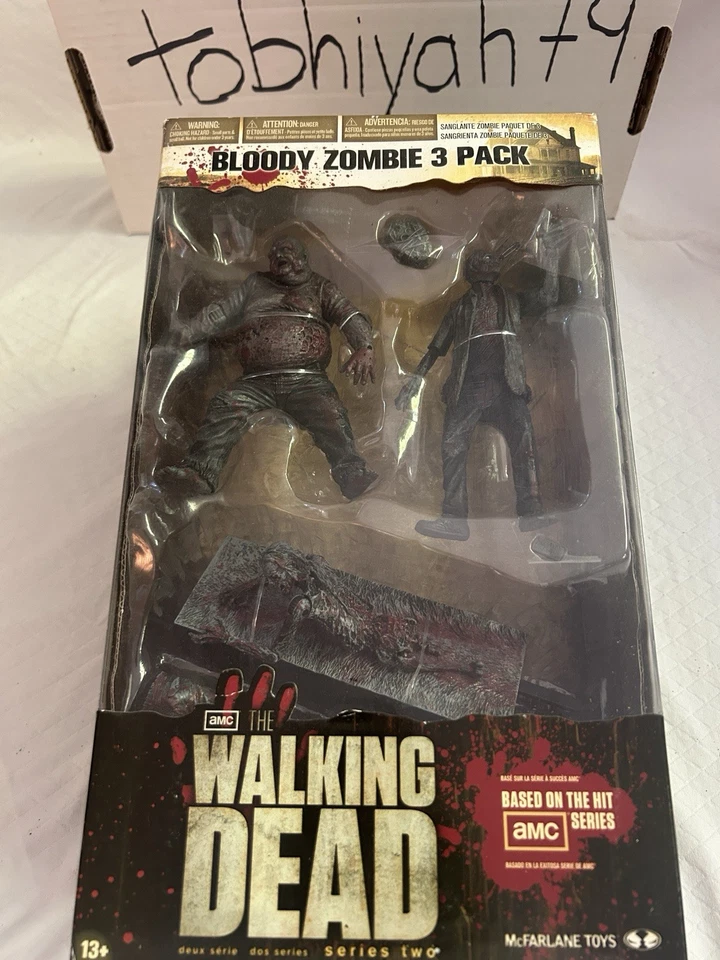 Ходячие мертвецы кровавый зомби 3 упаковки Mcfarlane игрушки фигурки 3 упаковки набор новый S2 - Изображение 1 из 1