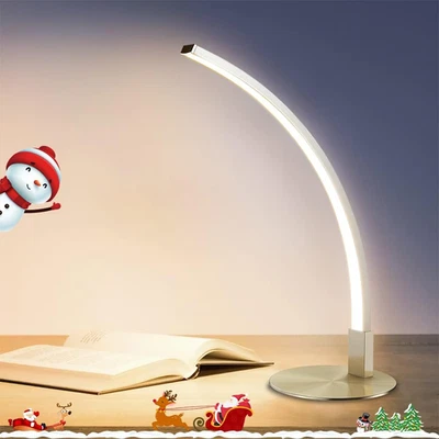 Lampada Da Comodino a Led, 6W Lampada Da Scrivania in Alluminio, Lampada Da Tavo - Immagine 1 di 4