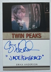 Erika Anderson Inscription Autograph, Twin Peaks the Log Lady Chronicles - Picture 1 of 2