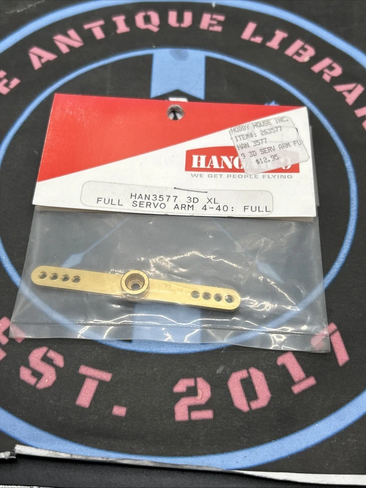 Hangar 9 HAN3577 3D XL Full Servo Arm 4-40 - Image 1 of 1