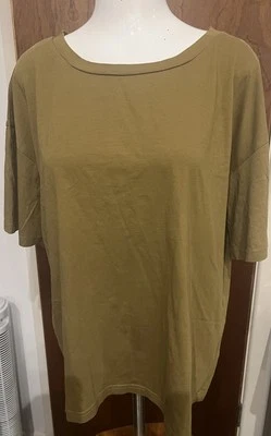 & OTHER STORIES TOP - size UK 16 / US 12 Olive Green Tshirt - Image 1 of 4