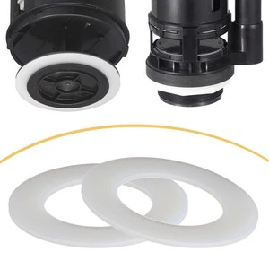 2Pcs Toilet Flush Valve Seal Rings 5cm Inner Hole Diameter Waterproof Washer - Picture 1 of 7