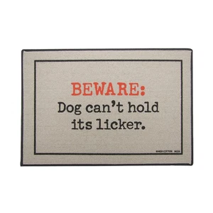 Funny Dog Cant Hold its Licker Outdoor Doormat Novelty Floor Rug Front Door Mat - Picture 1 of 4